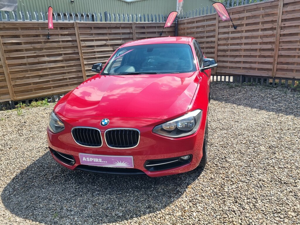 BMW 1 Series Hatchback 1.6 114I Sport 5-Door 2014 EU14LBF Red #2