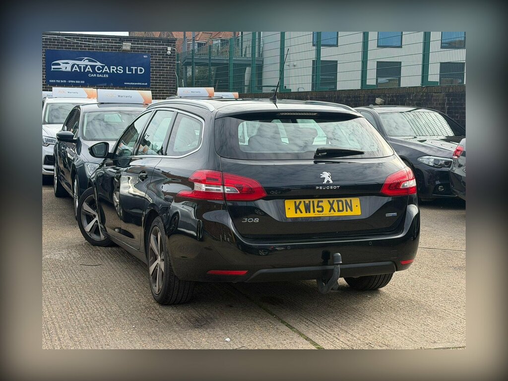 Peugeot 308 SW 2.0 Bluehdi Allure Euro 6 Ss Black #6