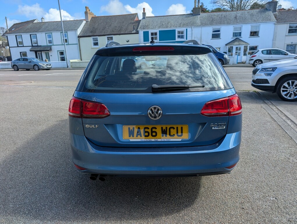 Volkswagen Golf 2.0 Tdi Bluemotion Tech Match Edition WA66WCU Blue #6