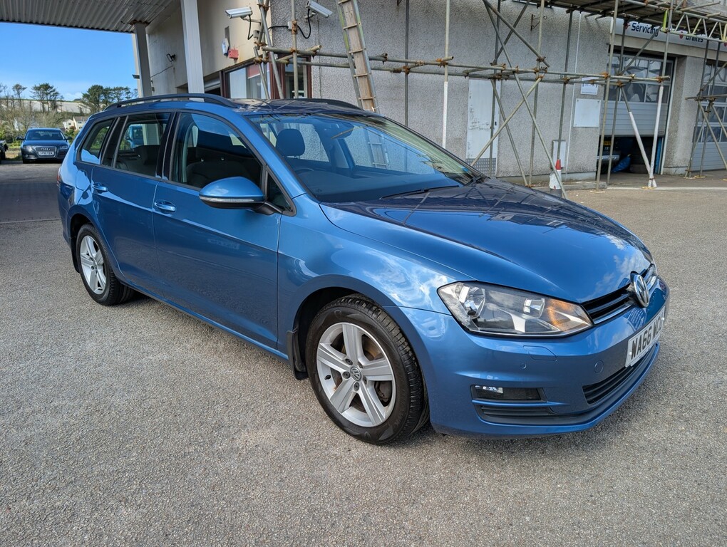 Volkswagen Golf 2.0 Tdi Bluemotion Tech Match Edition WA66WCU Blue #2