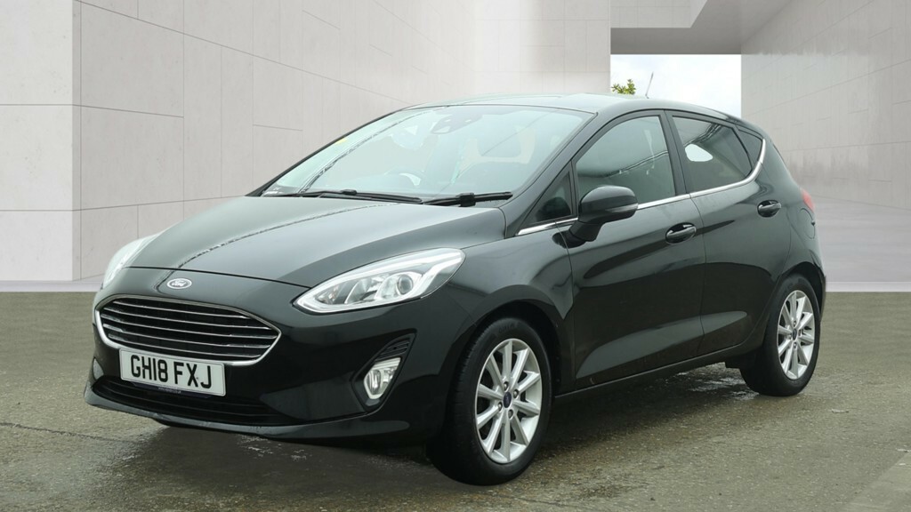 Ford Fiesta 1.0 T Ecoboost Titanium GH18FXJ Black #6
