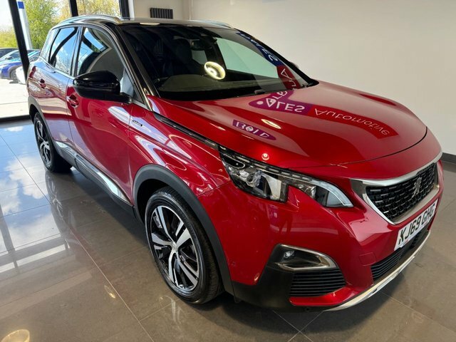 Peugeot 3008 Bluehdi Gt Line Suv KJ69GHG Red #3