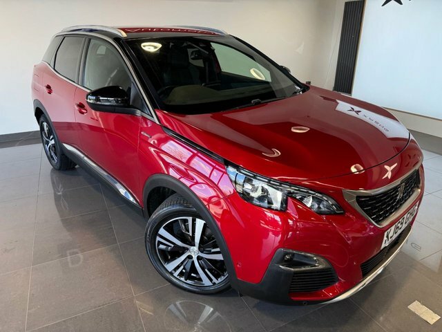 Peugeot 3008 Bluehdi Gt Line Suv KJ69GHG Red #2