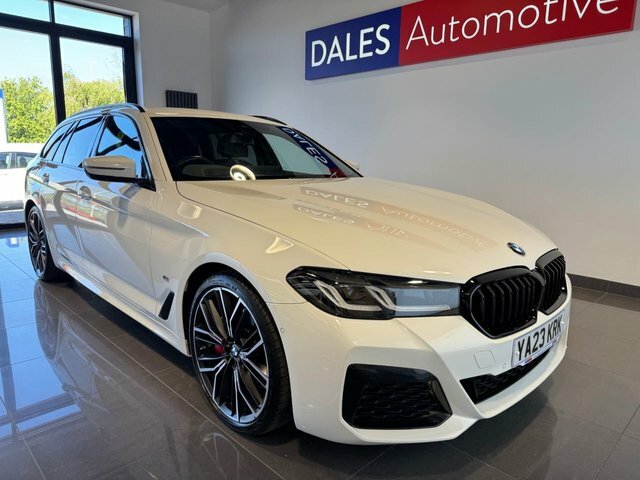 BMW 5 Series 520D Mht M Sport YA23KRK White #3