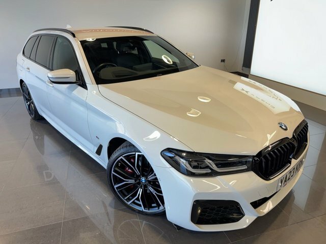 BMW 5 Series 520D Mht M Sport YA23KRK White #2