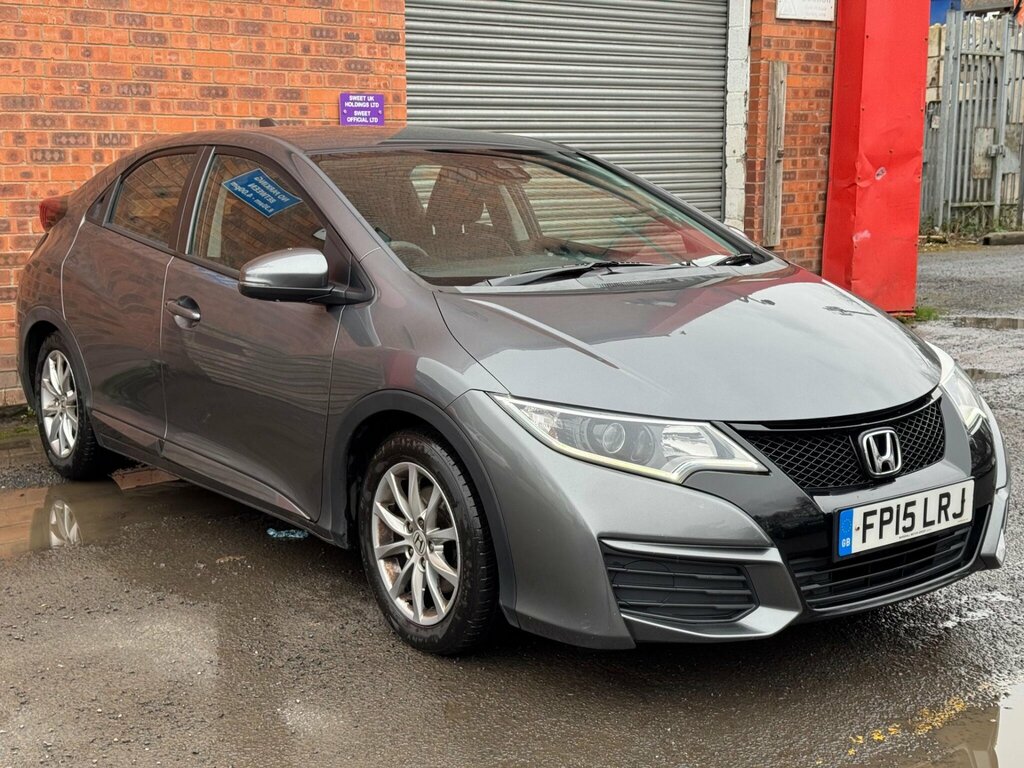 Honda Civic 1.6 I-dtec S Navi Euro 5 Ss FP15LRJ Grey #4