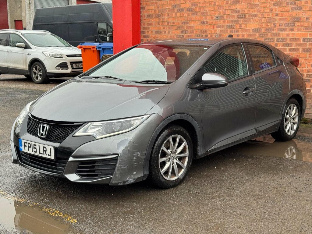Honda Civic 1.6 I-dtec S Navi Euro 5 Ss FP15LRJ Grey #2