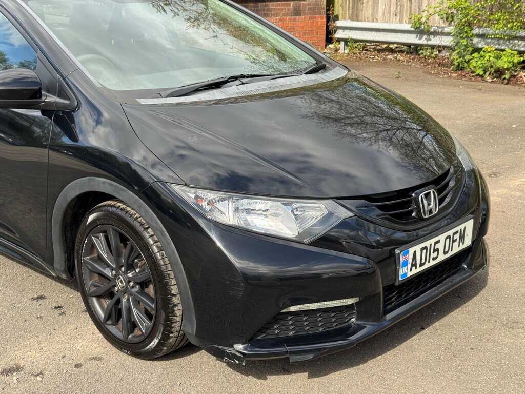 Honda Civic 1.6 I-dtec Black Edition Tourer Euro 5 Ss AD15OFM Black #6