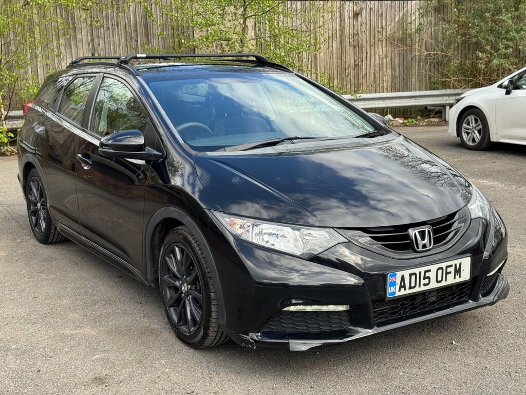 Honda Civic 1.6 I-dtec Black Edition Tourer Euro 5 Ss AD15OFM Black #4