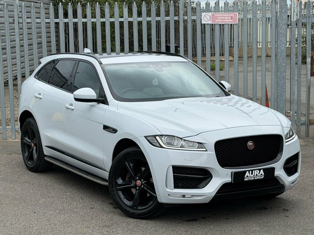 Jaguar F-Pace 2.0 D180 R-sport Awd Euro 6 Ss EJ66KFE White #3