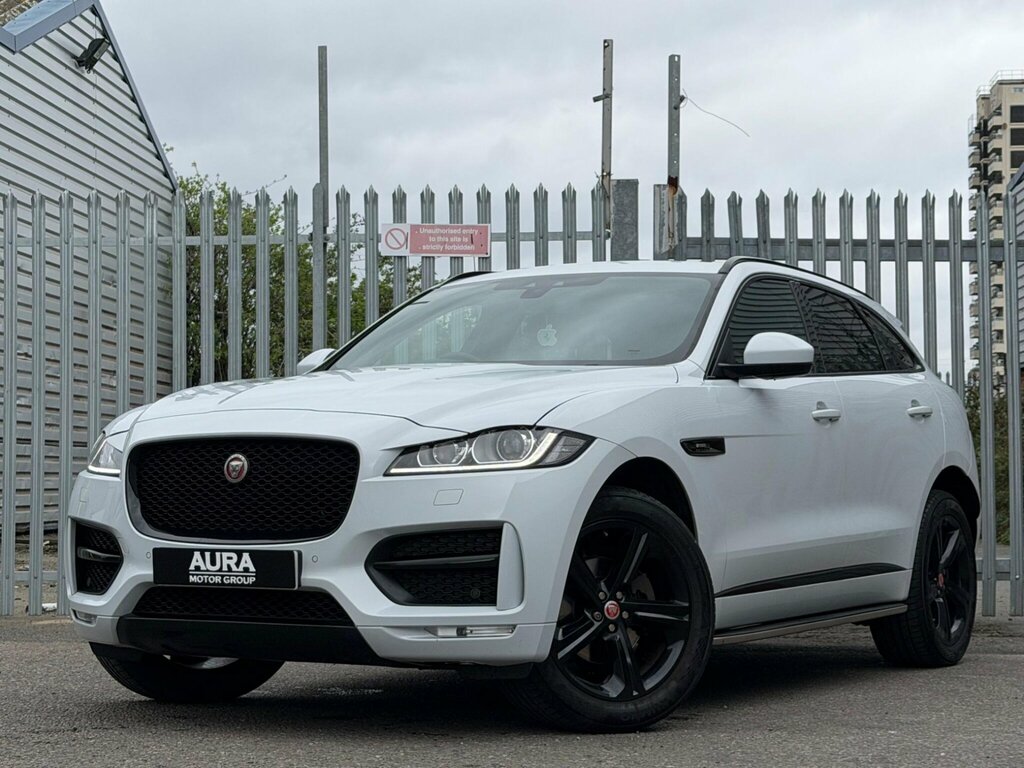 Jaguar F-Pace 2.0 D180 R-sport Awd Euro 6 Ss EJ66KFE White #5