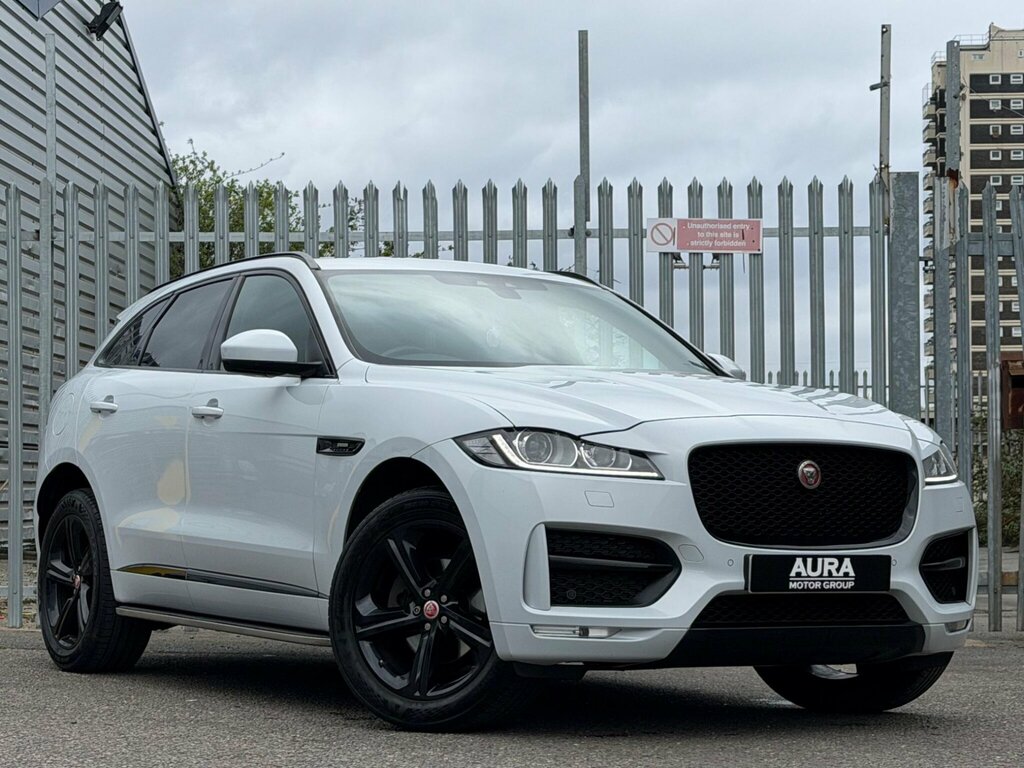 Jaguar F-Pace 2.0 D180 R-sport Awd Euro 6 Ss EJ66KFE White #2