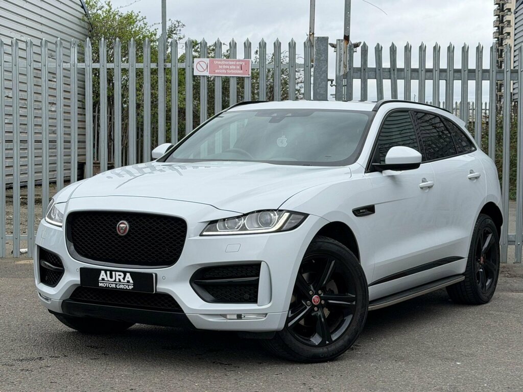 Jaguar F-Pace 2.0 D180 R-sport Awd Euro 6 Ss EJ66KFE White #4