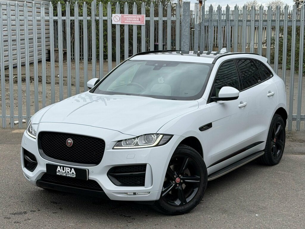 Jaguar F-Pace 2.0 D180 R-sport Awd Euro 6 Ss EJ66KFE White #6