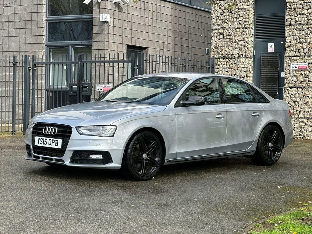 Audi A4 2.0 Tdi Black Edition Plus Multitronic Euro 5 S S Silver