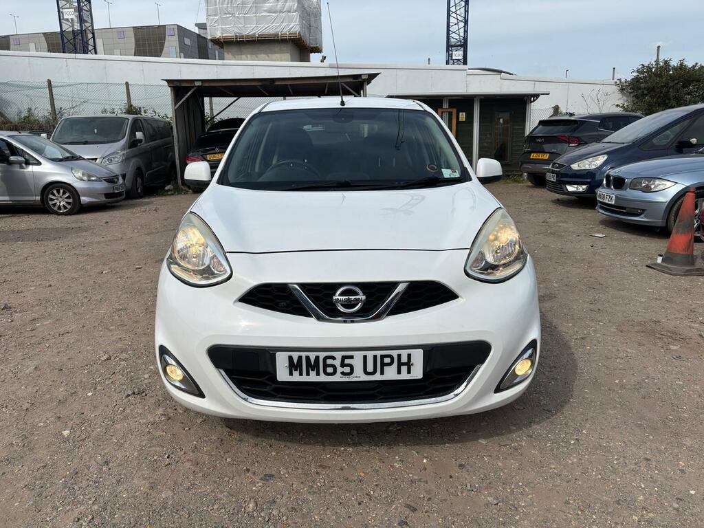 Nissan Micra 1.2 Acenta Euro 6 MM65UPH White #2