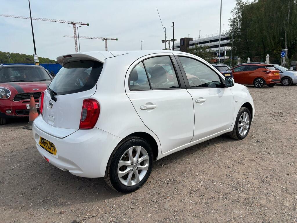 Nissan Micra 1.2 Acenta Euro 6 MM65UPH White #6