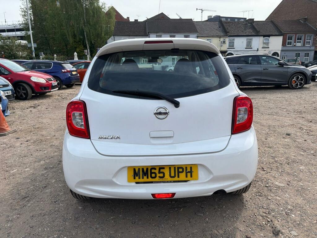 Nissan Micra 1.2 Acenta Euro 6 MM65UPH White #5