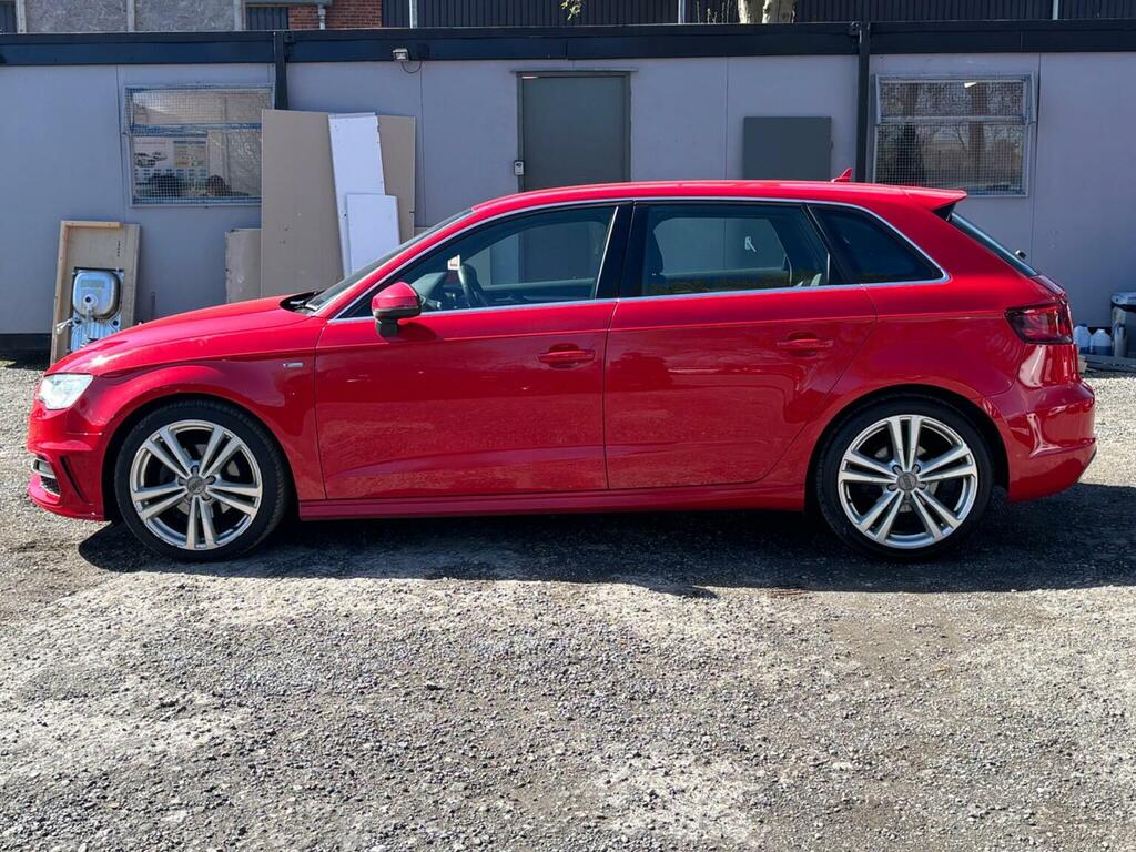 Audi A3 1.4 Tfsi S Line Sportback Euro 6 Ss AJ15GVM Red #4
