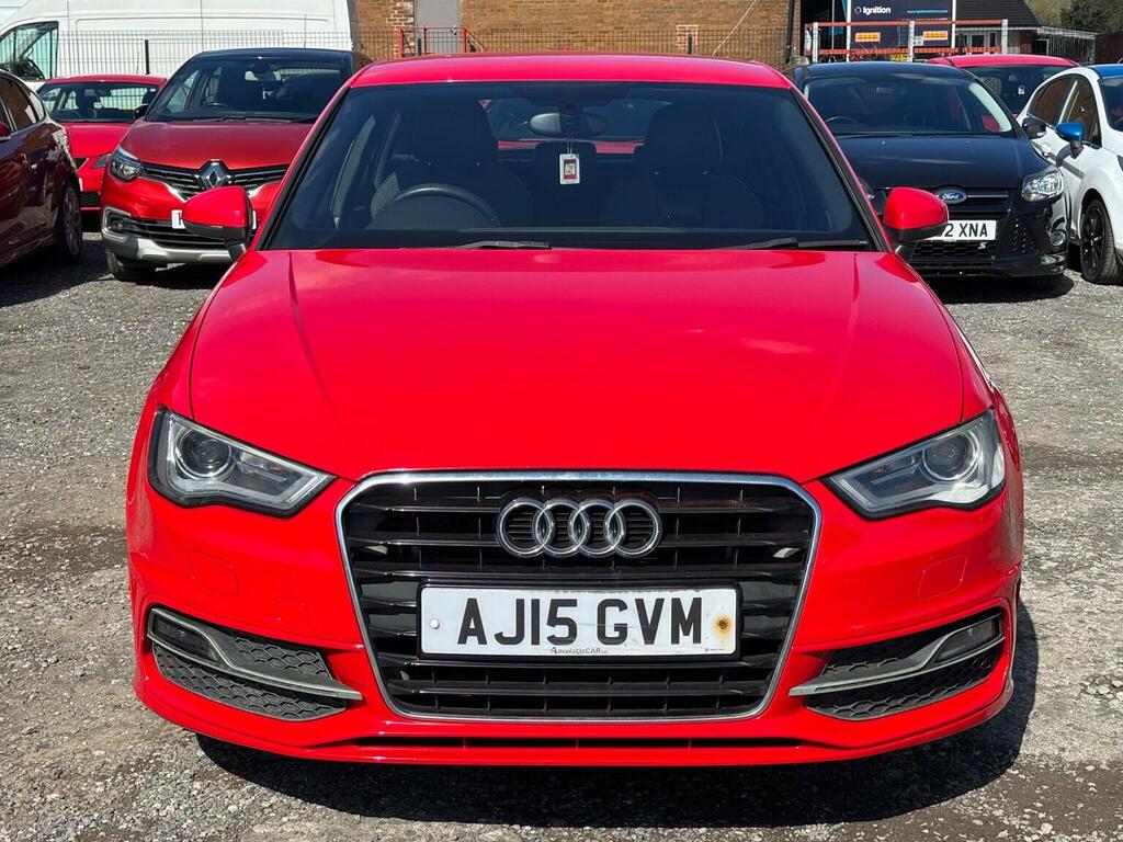 Audi A3 1.4 Tfsi S Line Sportback Euro 6 Ss AJ15GVM Red #2