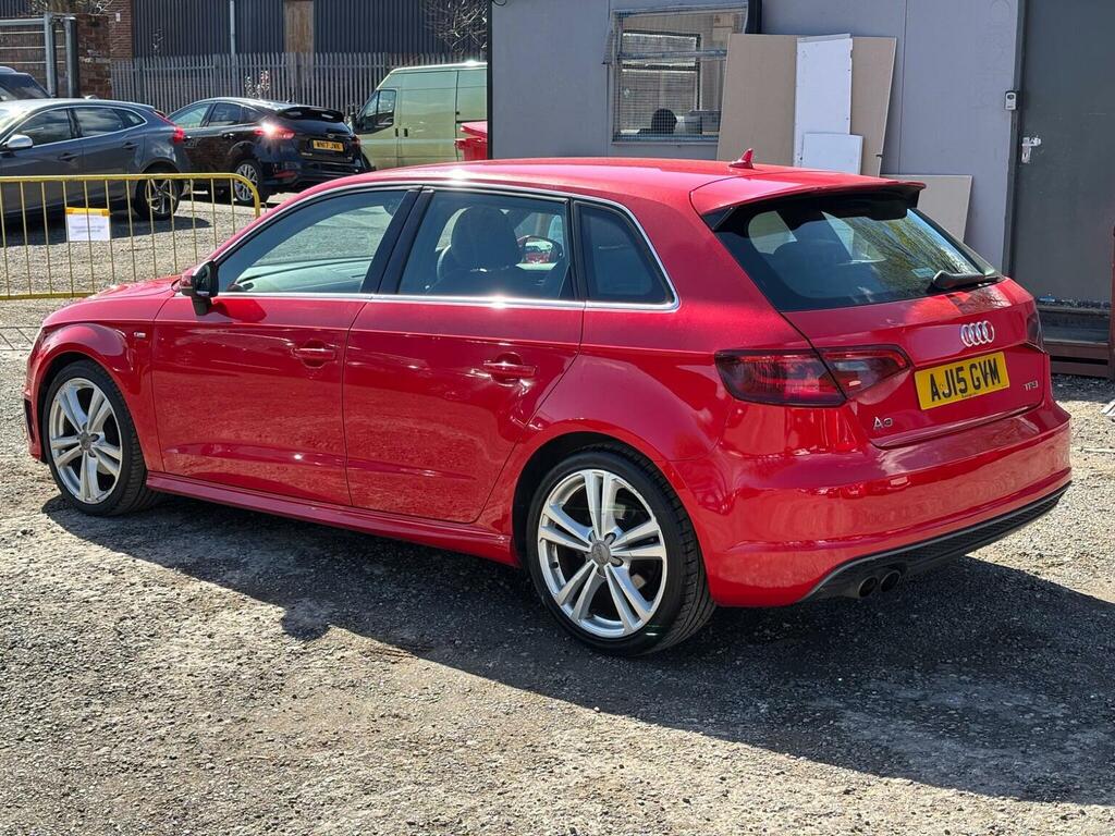 Audi A3 1.4 Tfsi S Line Sportback Euro 6 Ss AJ15GVM Red #5