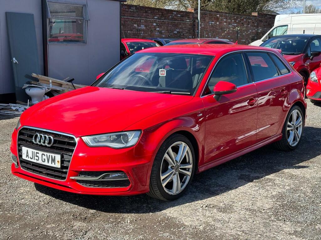 Audi A3 1.4 Tfsi S Line Sportback Euro 6 Ss AJ15GVM Red #3