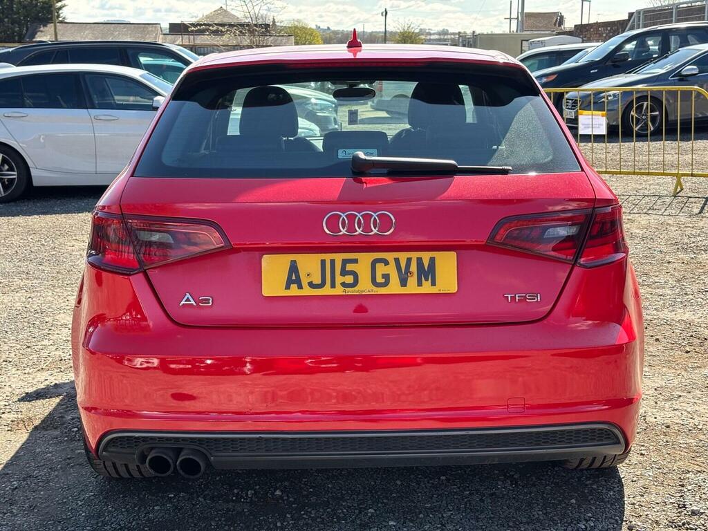 Audi A3 1.4 Tfsi S Line Sportback Euro 6 Ss AJ15GVM Red #6