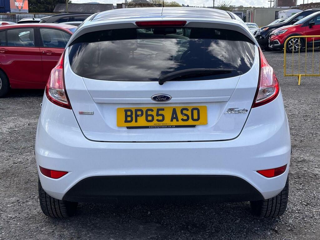 Ford Fiesta Hatchback 1.0T Ecoboost Zetec White Edition Euro 6 BP65ASO White #6