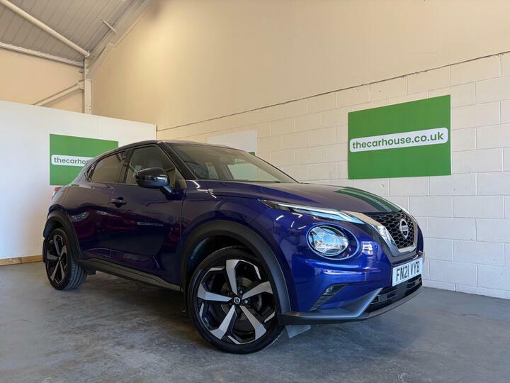 Nissan Juke 1.0 Dig-t Tekna Euro 6 Ss FN21VYB Blue #4