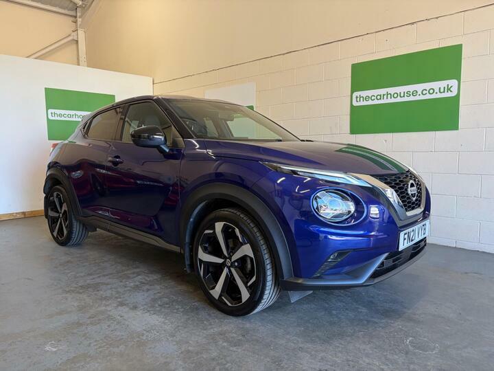 Nissan Juke 1.0 Dig-t Tekna Euro 6 Ss FN21VYB Blue #6