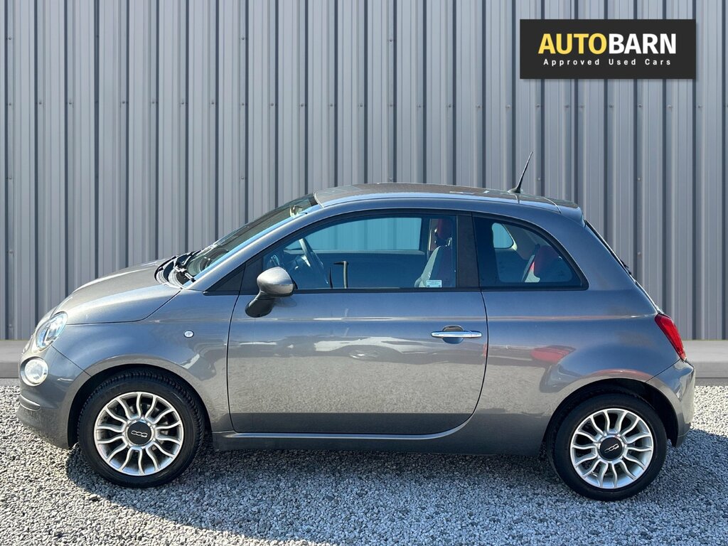 Fiat 500 1.2 Eco Pop Star Hatchback Euro WN66HLY Grey #6
