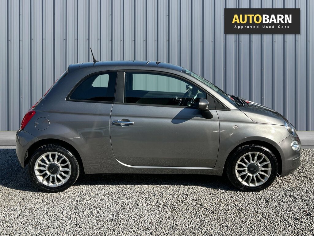 Fiat 500 1.2 Eco Pop Star Hatchback Euro WN66HLY Grey #4