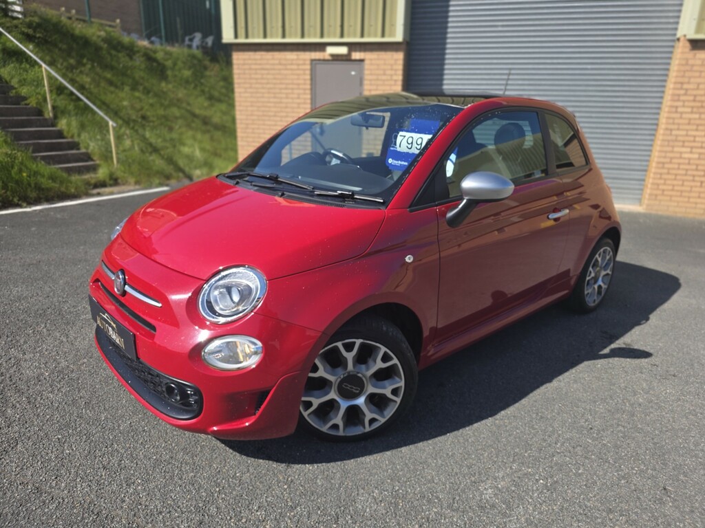 Fiat 500 Hatchback 1.2 1.2 69Hp Rockstar 2019 PE69TZP Red #2