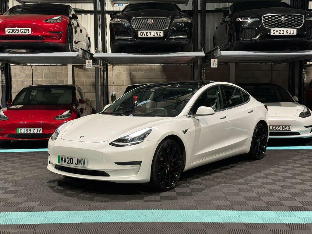 Tesla Model 3 Saloon Dual Motor Performance 4Wde Per MA20JMV White #3