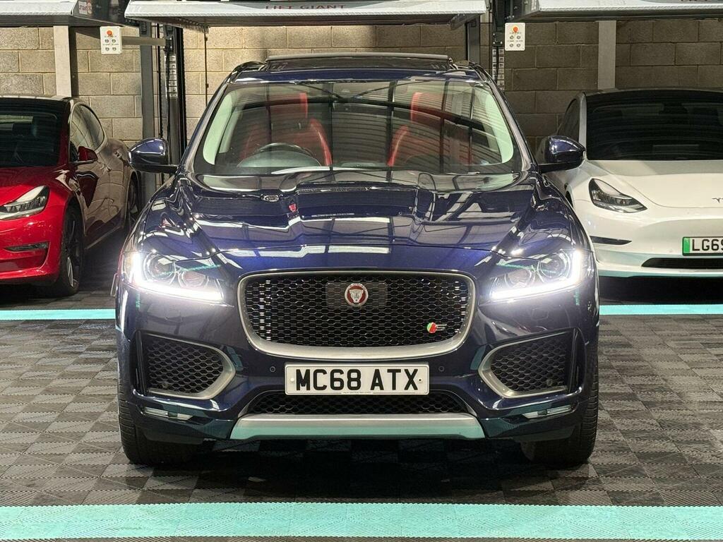 Jaguar F-Pace Suv 3.0 D300 V6 S Awd Euro 6 Ss 2019 MC68ATX Blue #2