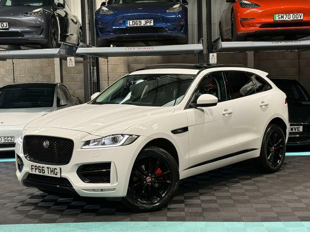 Jaguar F-Pace Suv 2.0 D180 R-sport Awd Euro 6 Ss 20 White #3