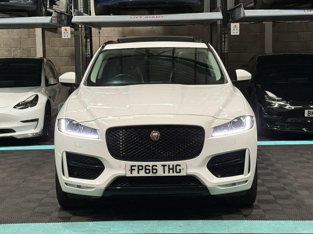 Jaguar F-Pace Suv 2.0 D180 R-sport Awd Euro 6 Ss 20 White #2