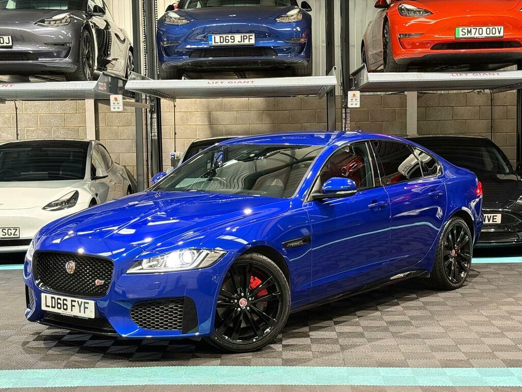 Jaguar XF Saloon 3.0D V6 S Euro 6 Ss 201666 LD66FYF Blue #3