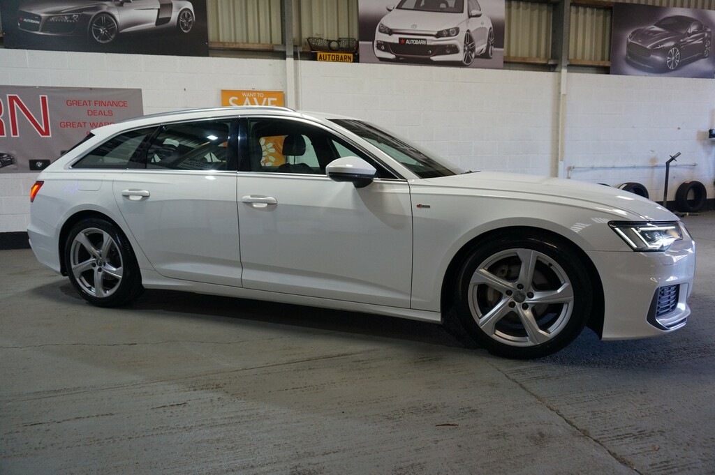 Audi A6 Avant Estate 2.0 Tdi 40 S Line 201919 PA19AVD White #2