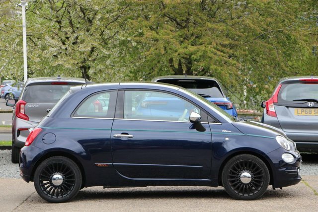 Fiat 500 1.2 Riva Hatchback Euro 6 S S WL66CZP Blue #2