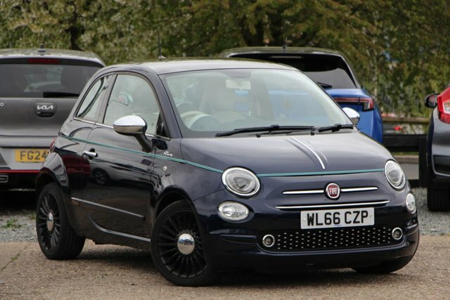 Fiat 500 1.2 Riva Hatchback Euro 6 S S Blue