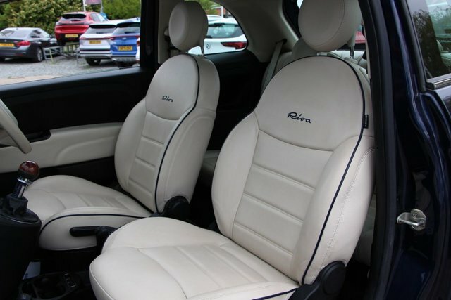 Fiat 500 1.2 Riva Hatchback Euro 6 S S WL66CZP Blue #3