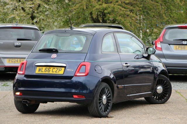 Fiat 500 1.2 Riva Hatchback Euro 6 S S WL66CZP Blue #4
