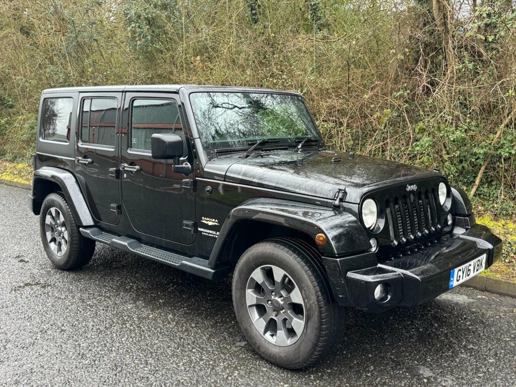 Jeep Wrangler 2.8 Crd Sahara Unlimited Suv 4Wd E Black