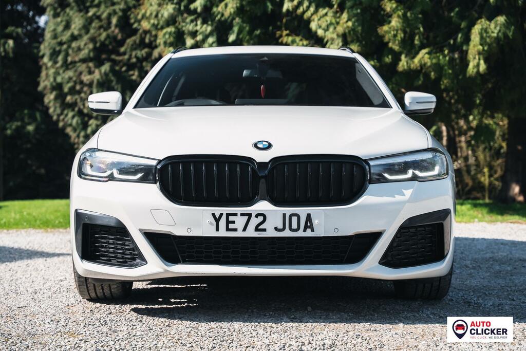 BMW 5 Series 3.0 530D Mht M Sport Touring Hybrid Ste YE72JOA White #6