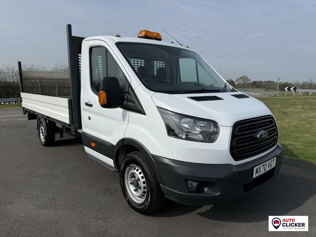 Ford Transit Custom 2.0 350 Ecoblue Chassis Cab Rwd MX70VGT White #3