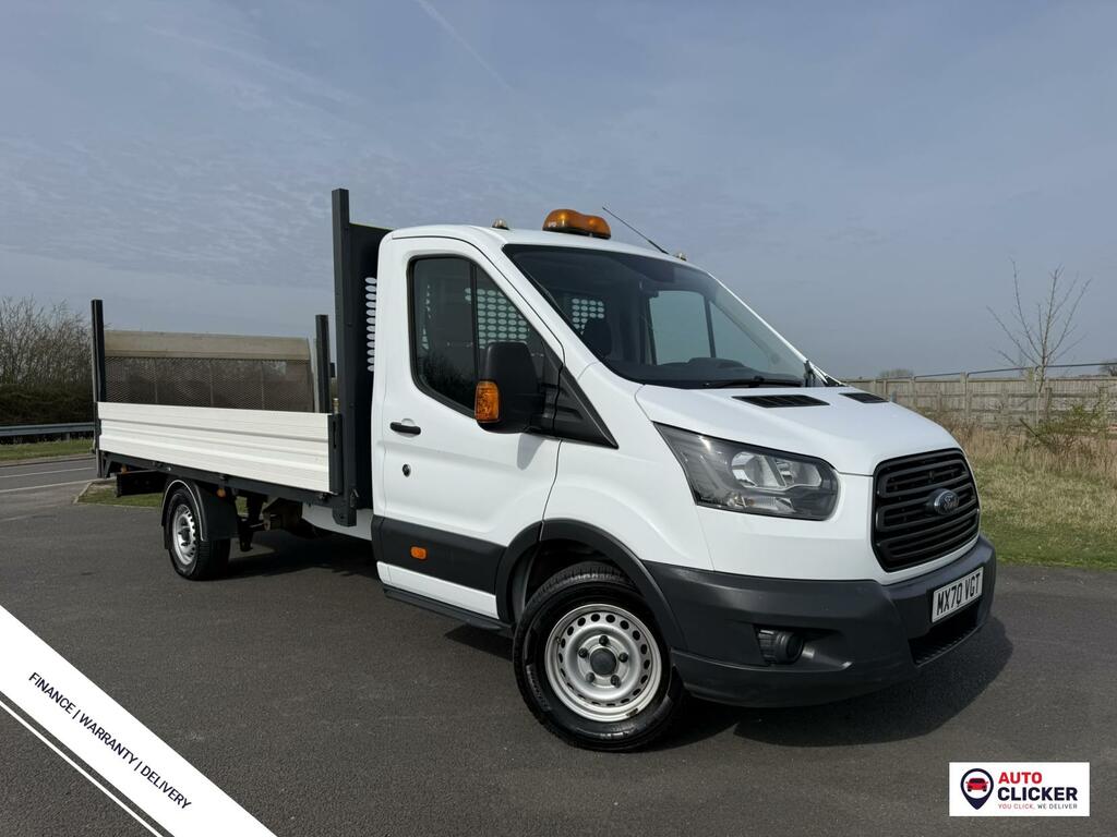 Ford Transit Custom 2.0 350 Ecoblue Chassis Cab Rwd White