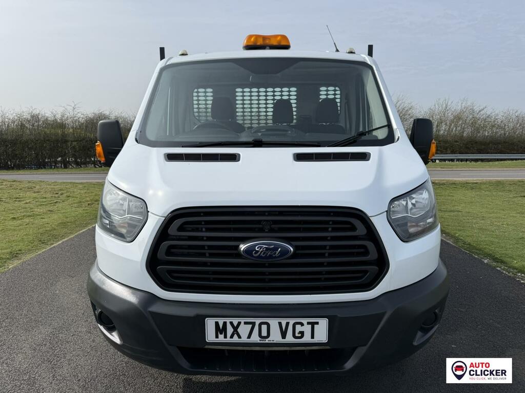 Ford Transit Custom 2.0 350 Ecoblue Chassis Cab Rwd MX70VGT White #2