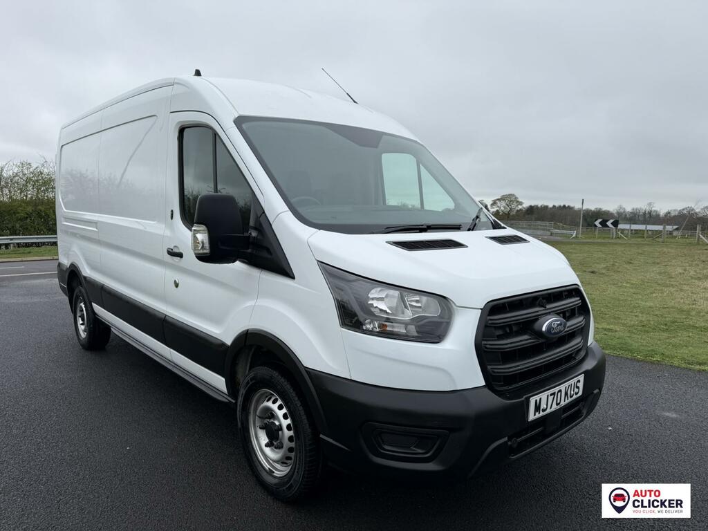 Ford Transit Custom 2.0 350 Ecoblue Leader Panel Van MJ70KUS White #3