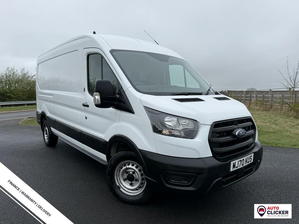Ford Transit Custom 2.0 350 Ecoblue Leader Panel Van White